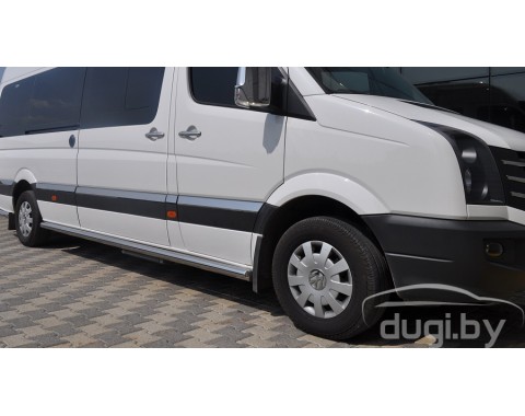 Пороги - трубы "Arena" для Volkswagen Crafter.